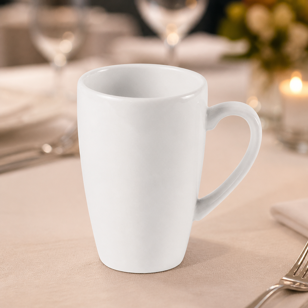 24 pack of 227ml commercial quench mugs for casual dining