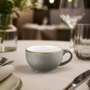 Commercial Stonecast Cappuccino Cups 12oz Peppercorn Grey 12 Pack