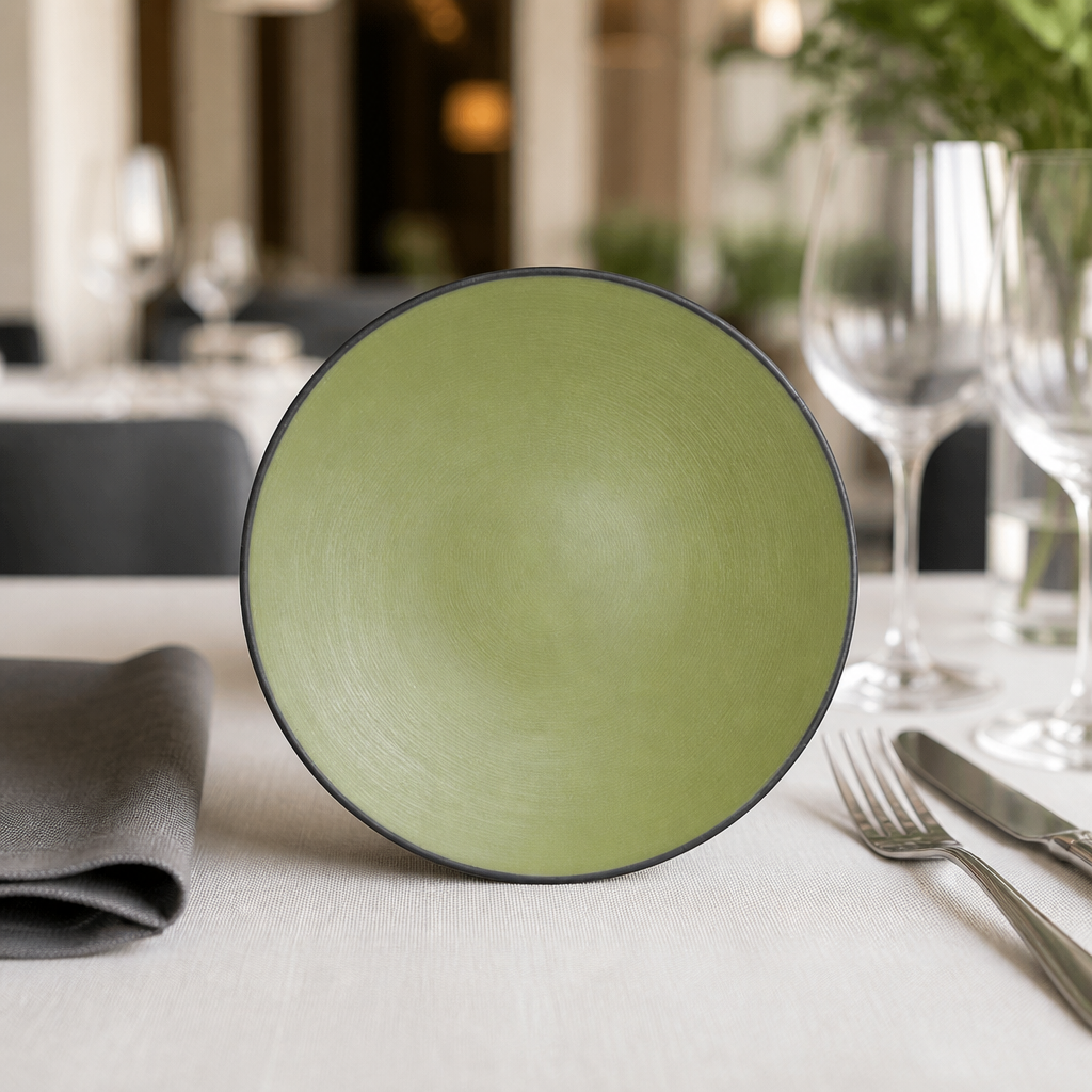 Commercial Melamine Round Plates 229mm, 24 Pack