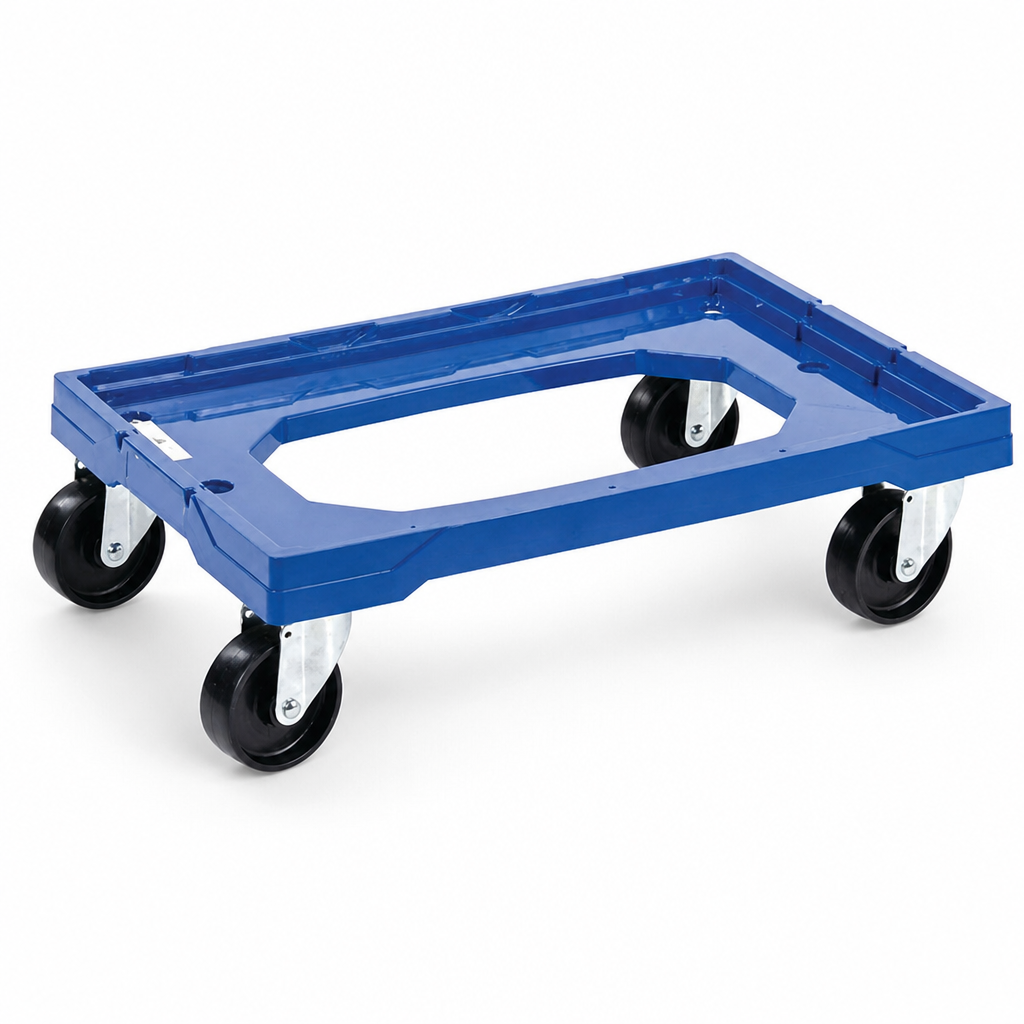 ABS Dolly for Moving Euro Containers and Boxes