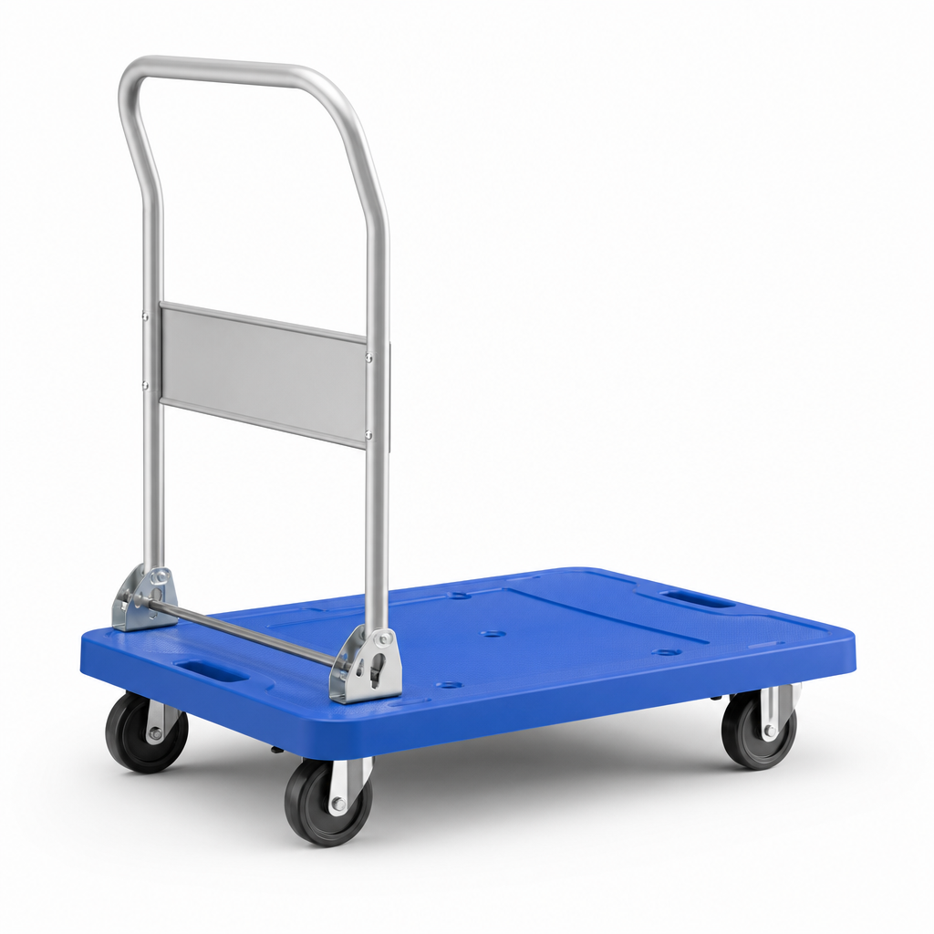 ABS Dolly with Handle for Moving Euro Containers and Boxes