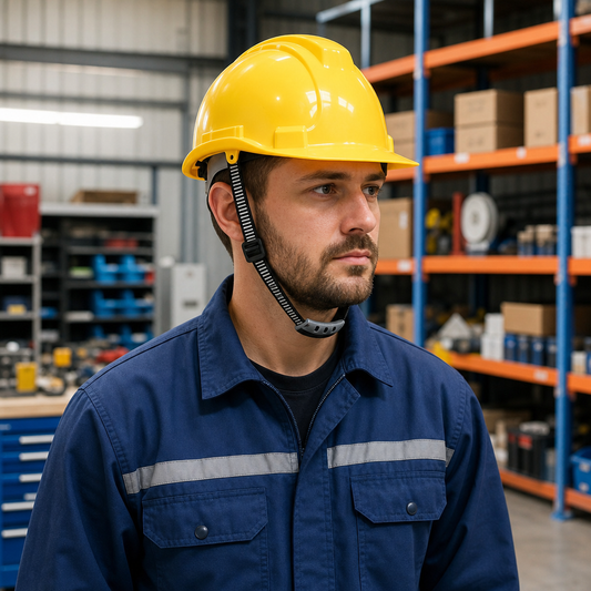 ABS Safety Hard Hat with Chinstrap