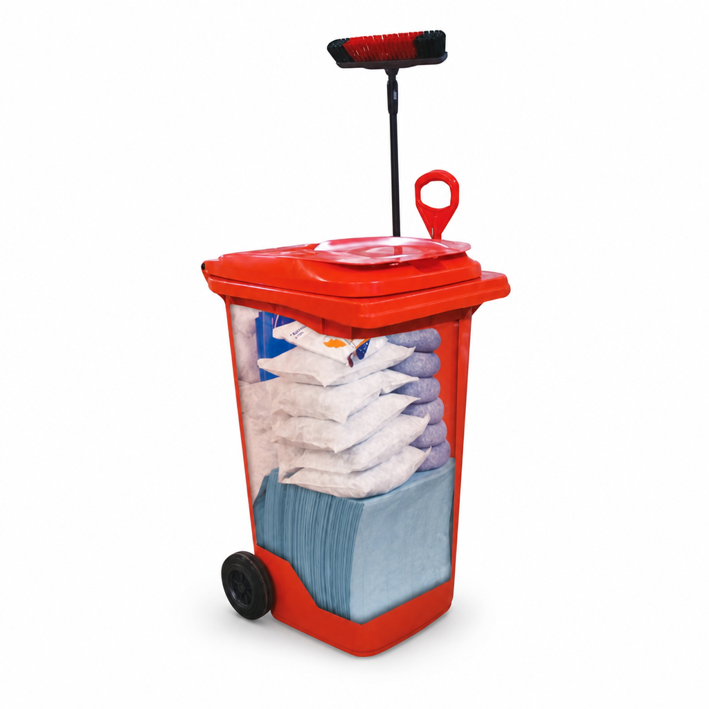 Absorbent Safety Kit in Mobile Container 260L