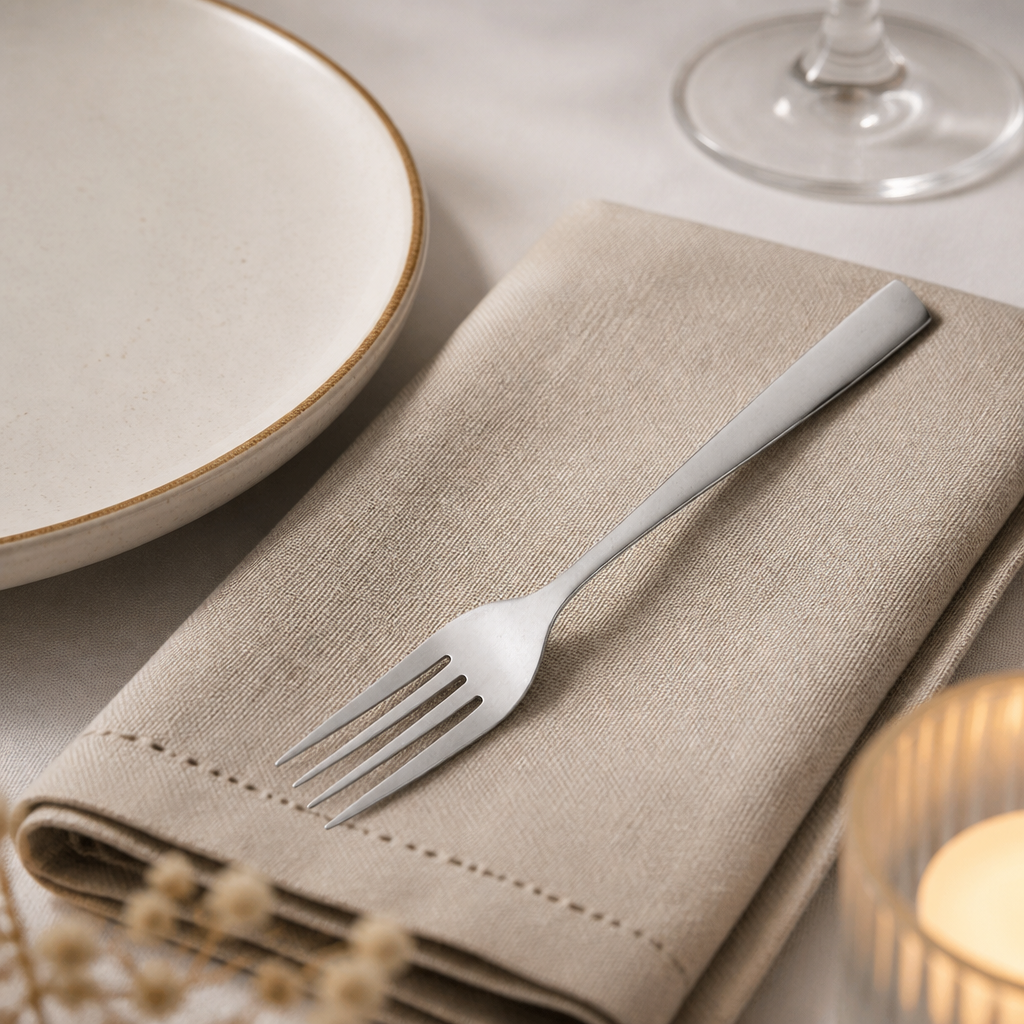 Commercial dessert forks 12 pack stainless steel 185mm