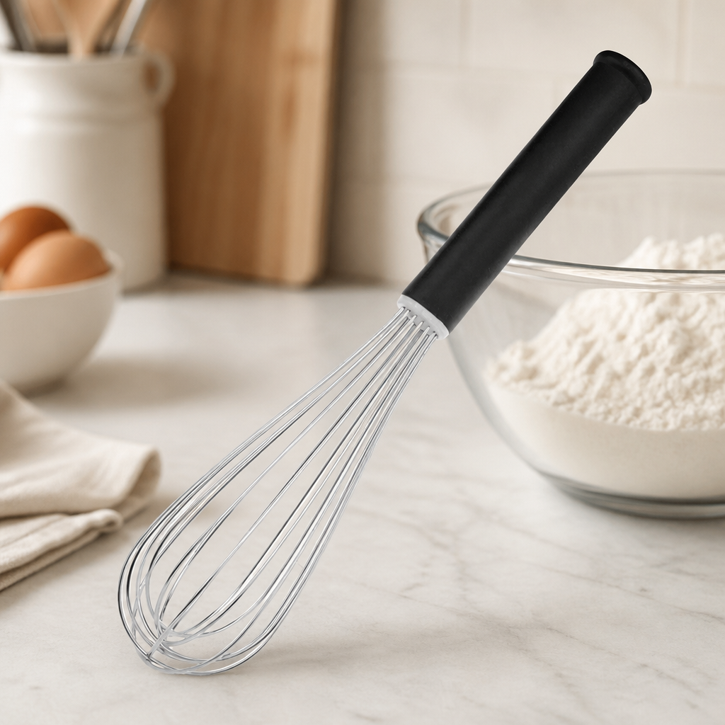 Heavy Duty 12" Stainless Steel Whisk for Commercial Kitchens