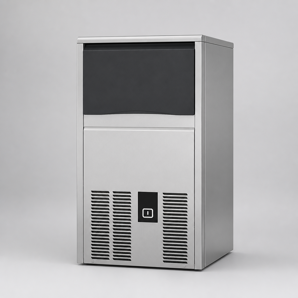 38kg Commercial Ice Machine with Touch Control and App Functionality