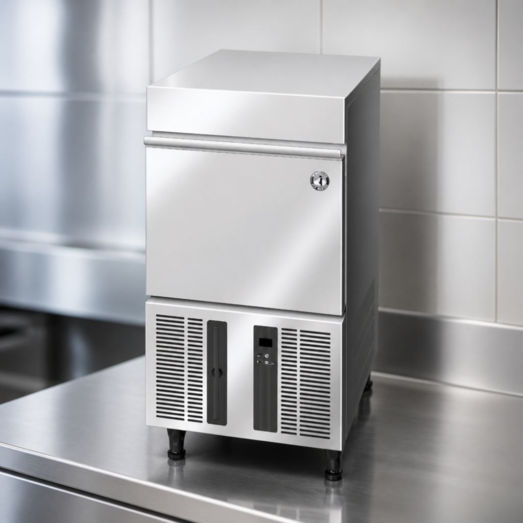 30Kg/24Hr Commercial Air-Cooled Compact Ice Maker Machine