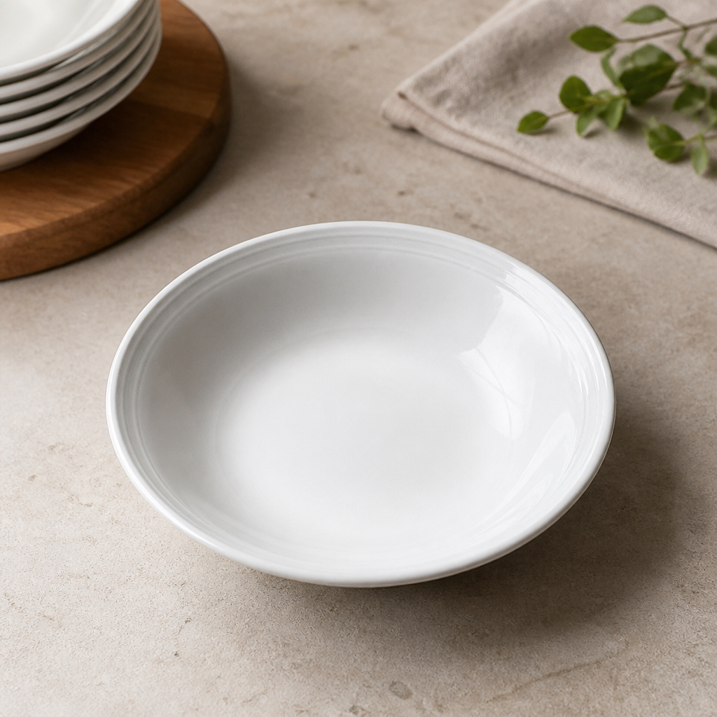 Commercial Oatmeal Bowls 165mm China 12 Pack