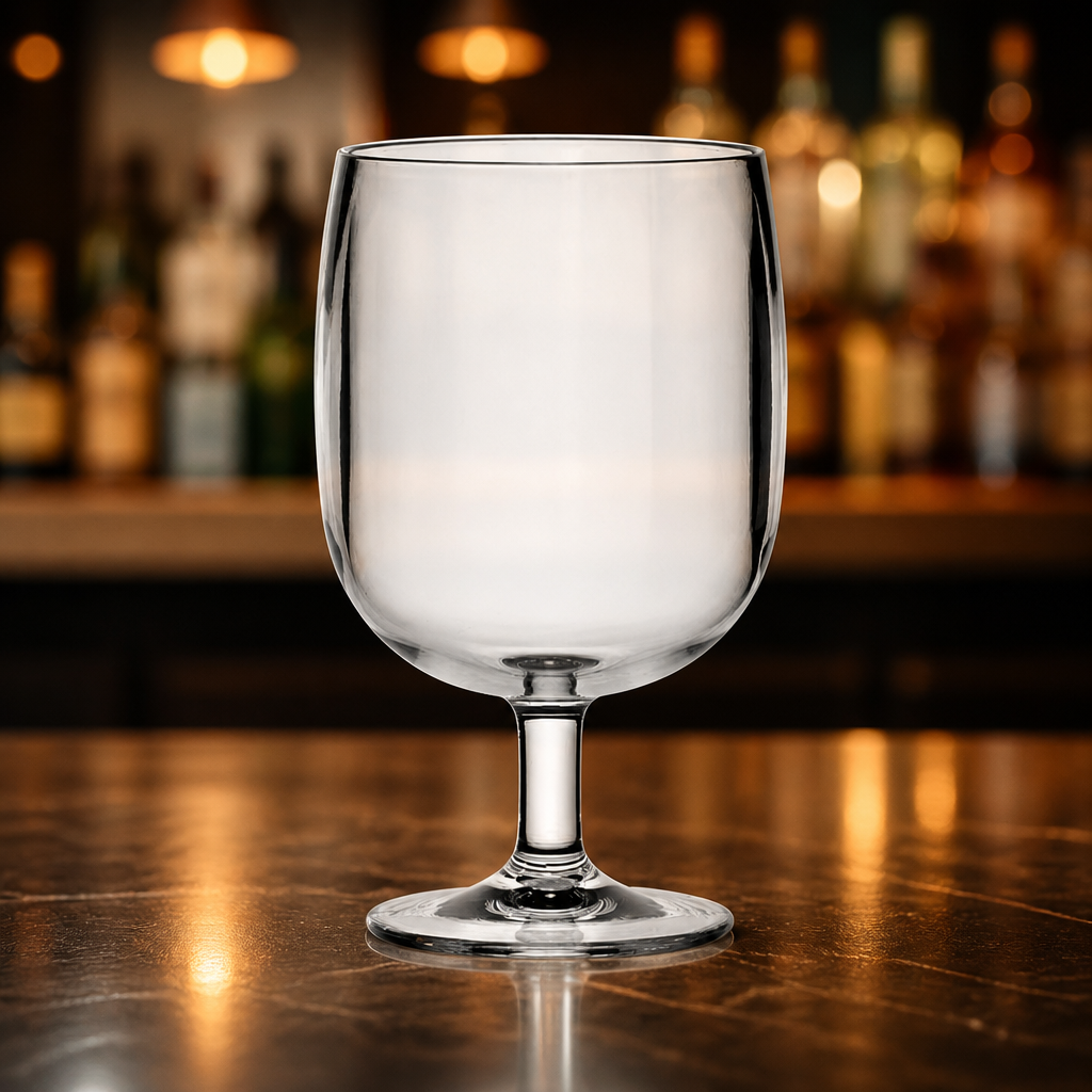 Set of 6 - 360ml Commercial Stacking Wine Glasses