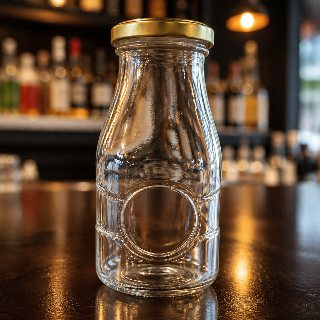 Commercial Glass Preserving Jar 189ml with Twist Top Lid