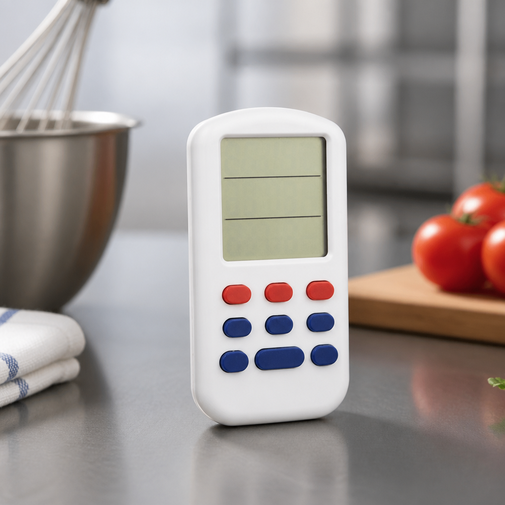 Triple Cooking Timer with Triple Screen Display for Precision Cooking