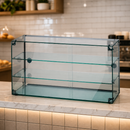 Commercial Ambient Display Cabinet with Glass Sides 883mm Wide