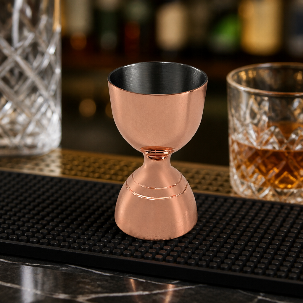 Commercial Copper Plated Bell Jigger 25ml/50ml Measure