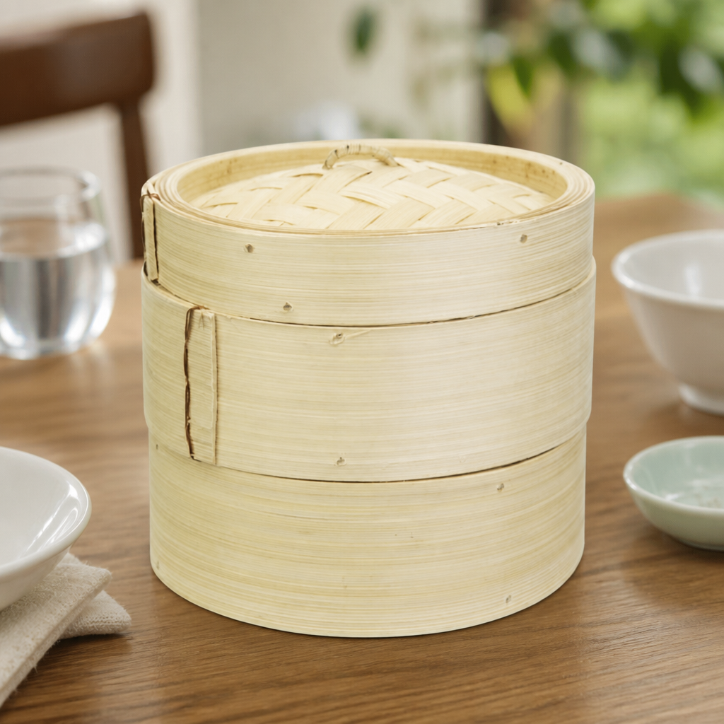 Bamboo Food Steamer 152mm