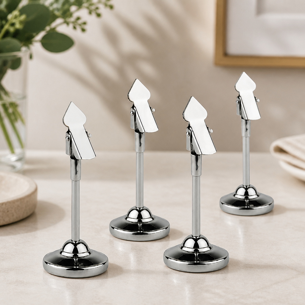 Commercial Table Number Holders 105mm Set of 4
