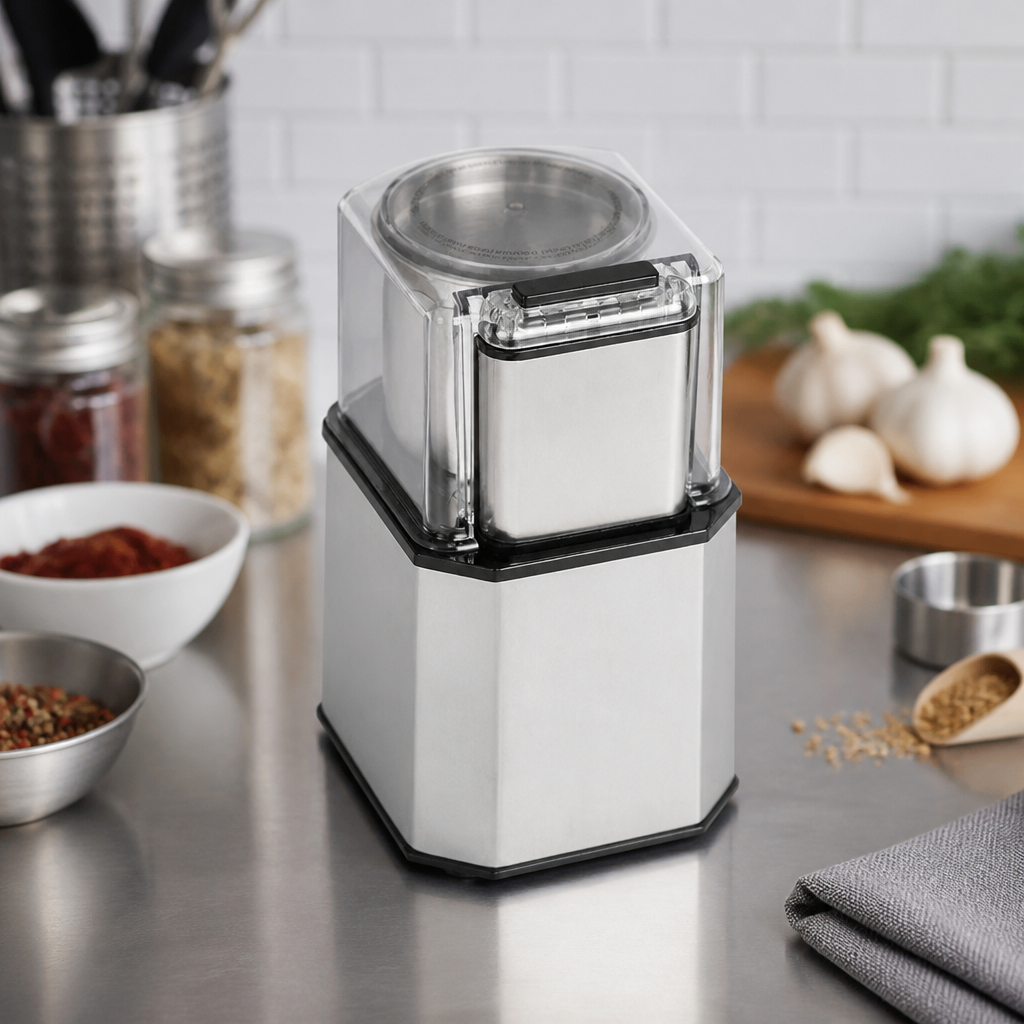 Commercial Spice Grinder with Three Stainless Steel Jars