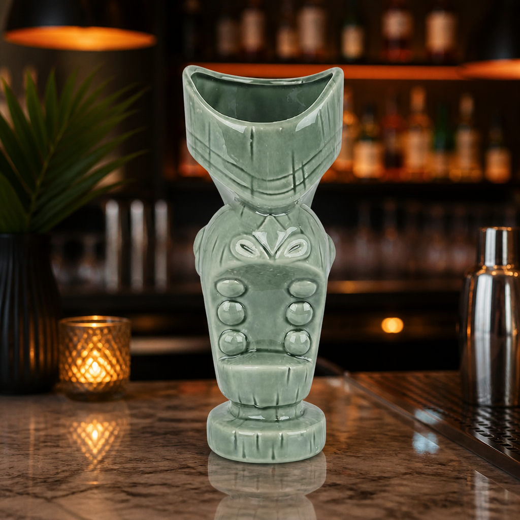 Large Mouth Tiki Mug 650ml Ceramic Bar Glassware