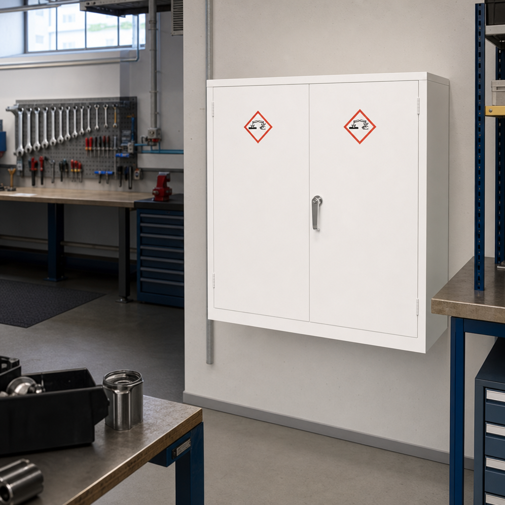 Acid and Alkali Safety Storage Cabinet 1000 x 915 x 457mm