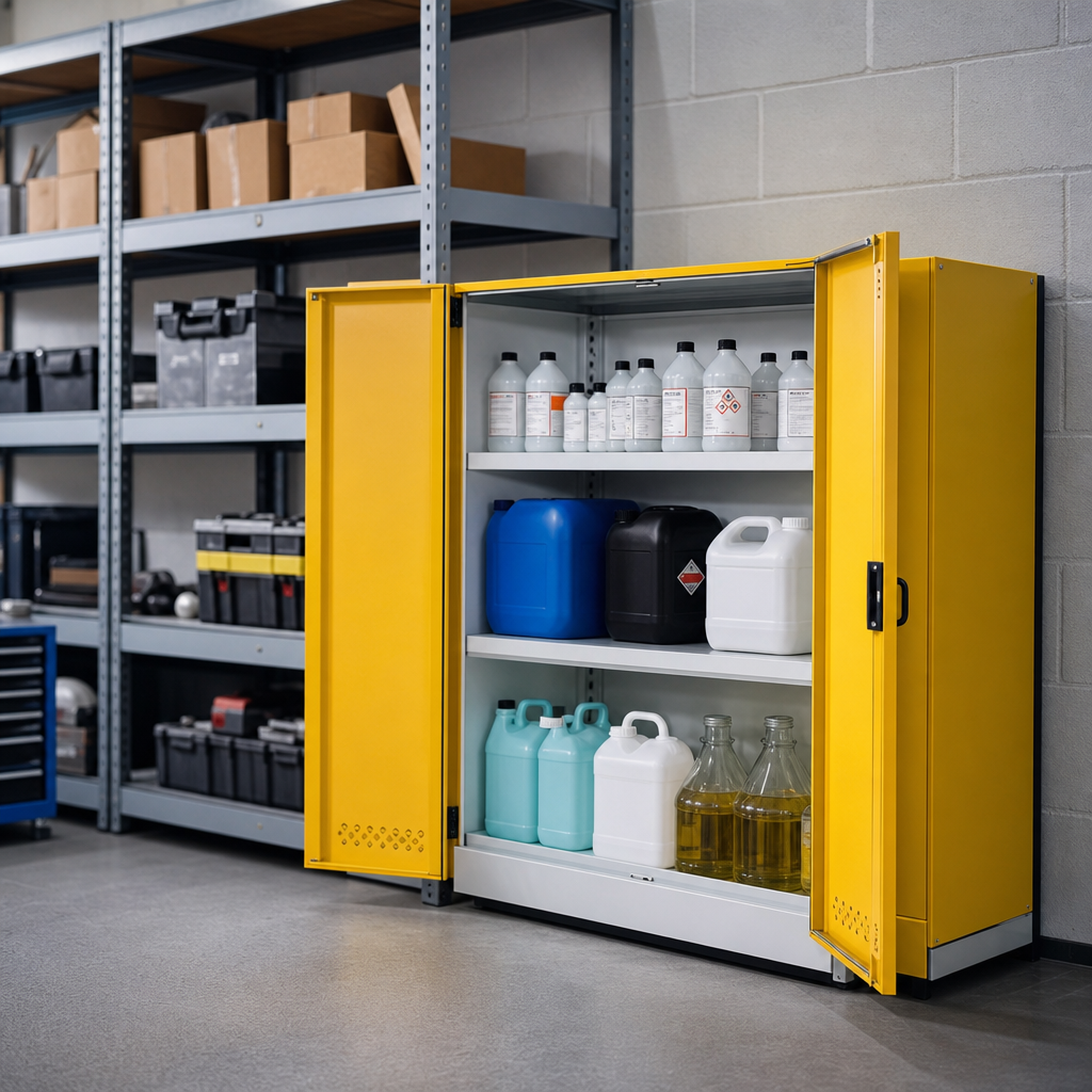 Acid and Alkali Storage Cabinet with Double Doors