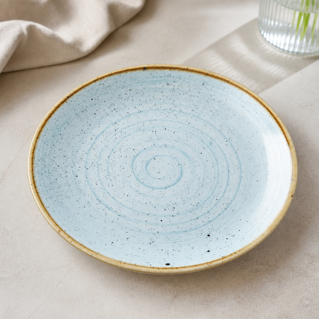 Duck Egg Coupe Plates 254mm (12 Pack)