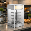 4 Tier Heated Pizza Display Merchandiser for 14" Pizzas