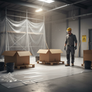 Premium Heavy Duty Polythene Sheeting 1000g - Clear, 4m x 25m Roll for Maximum Protection