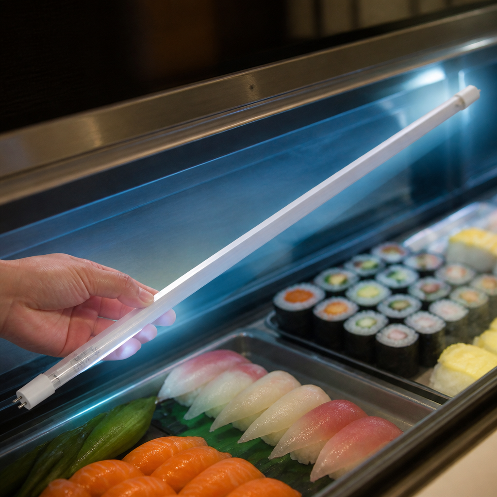 Commercial UV lamp for food warmers replacement part 130g