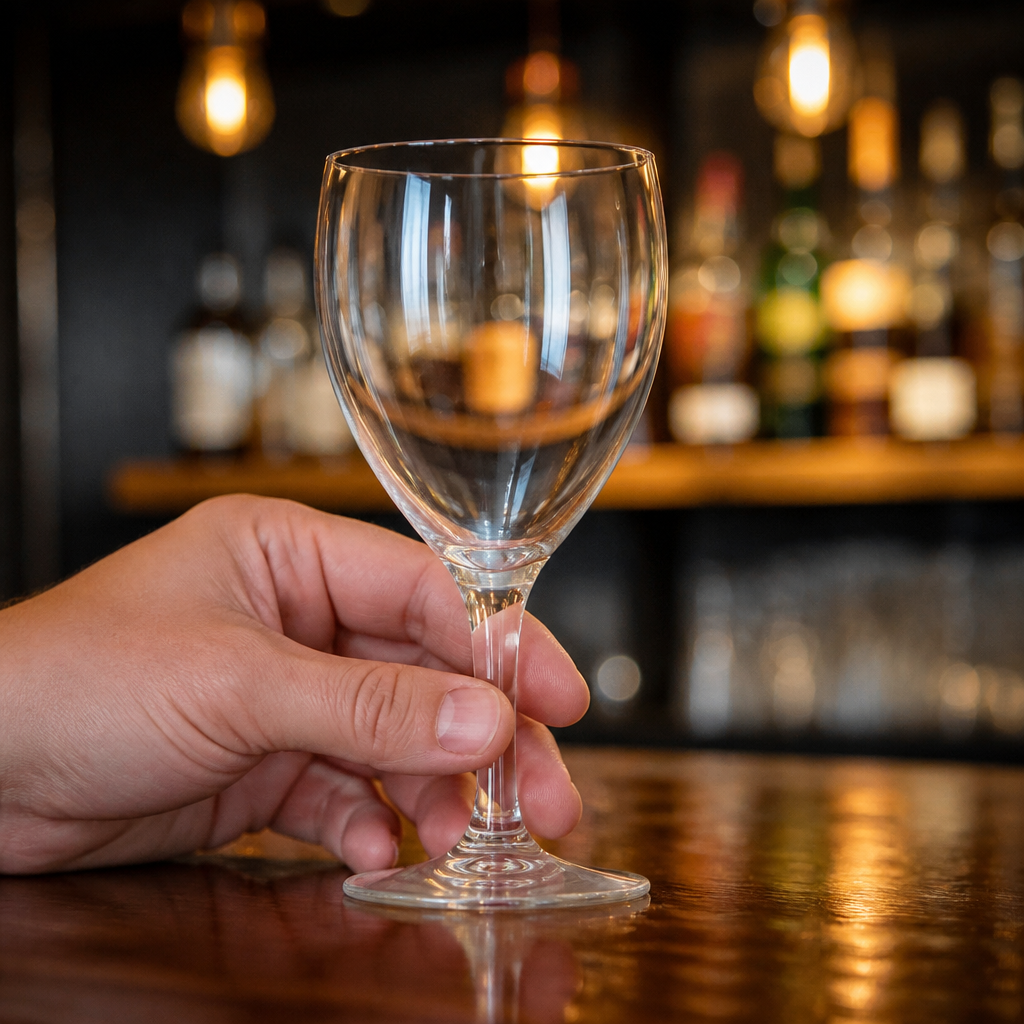 Commercial Polycarbonate Wine Glasses 255ml CE Marked 12 Pack