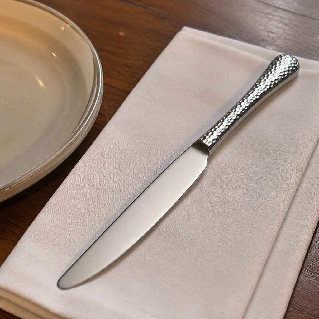 Set of 12 commercial table knives for restaurants and catering
