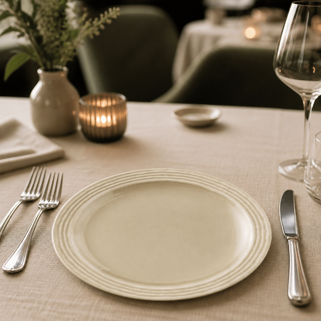 Commercial 280mm Plates Linen - 12 Pack