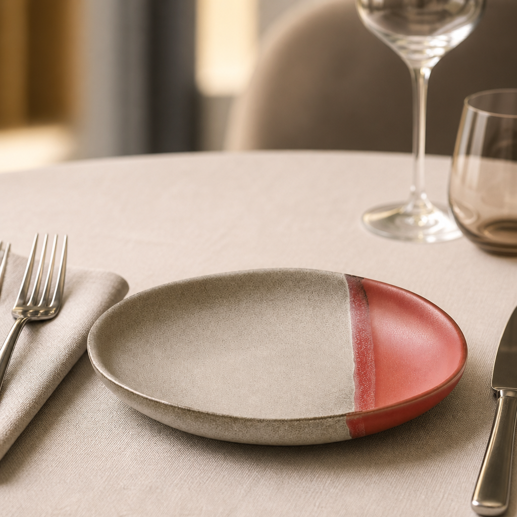 Commercial Spot On Coral Plates 150mm 6 Pack