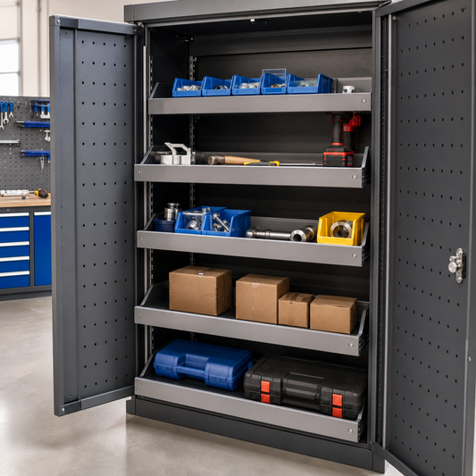 Additional Steel Shallow Shelves for Tool Cupboards