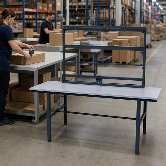 Adjustable Complete Packing Station Workbench