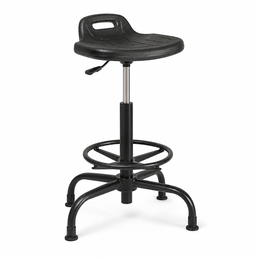 Adjustable Polyurethane Sit Stand Workshop Stool