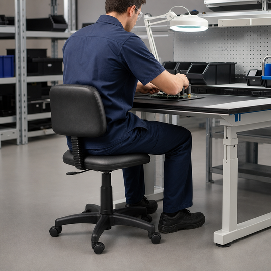 Adjustable Polyurethane Workshop Chair
