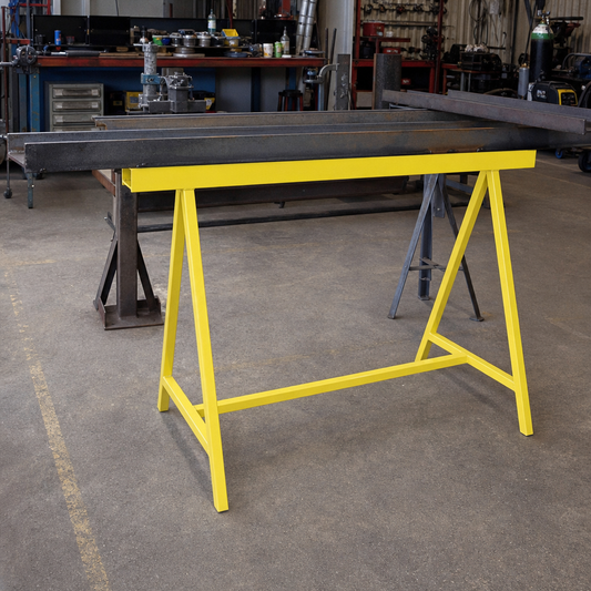 Adjustable Steel Trestle Stands for Heavy Loads