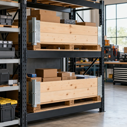 Adjustable Timber Pallet Collars for Secure Load Retention