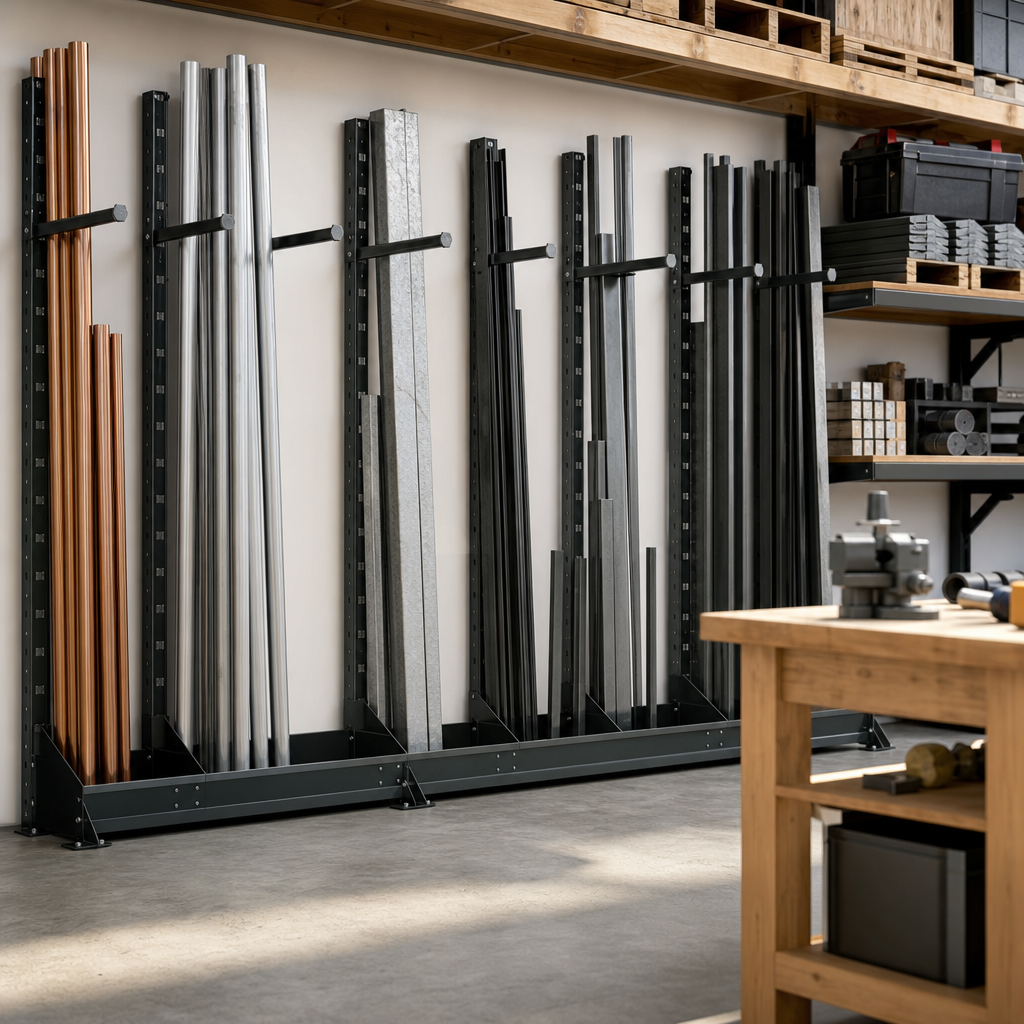 Adjustable Vertical Bar Storage Racks