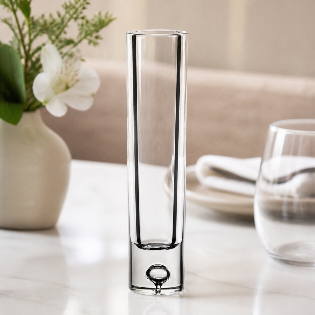 Commercial 185ml Table Bud Vases - Unbreakable Polycarbonate 6 Pack