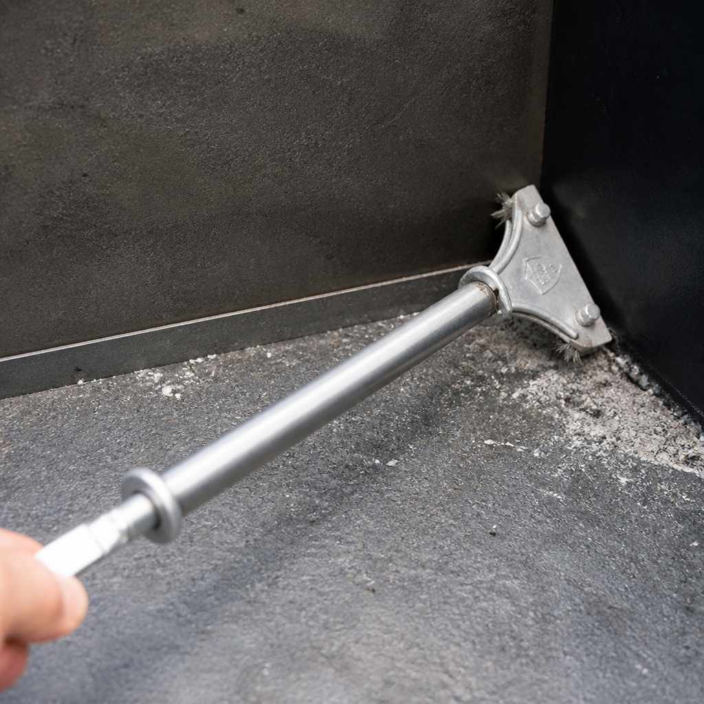 Commercial Charcoal Oven Aluminium Wire Brush 125cm