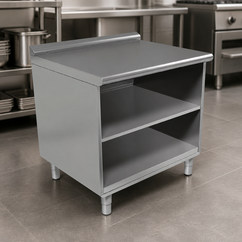 Stainless Steel Undercounter Storage Cabinet with Worktop