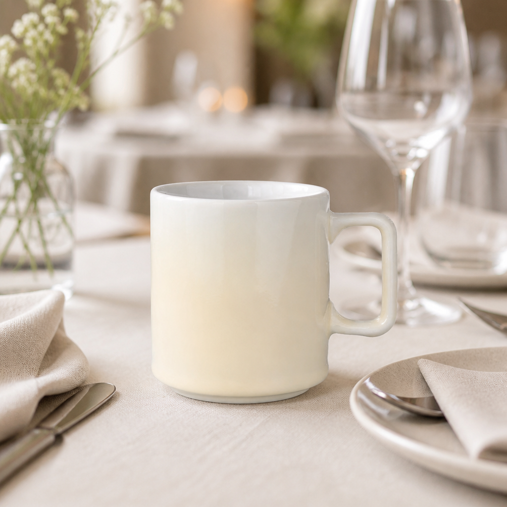 Commercial Porcelain Fondant Mugs 340ml 6 Pack