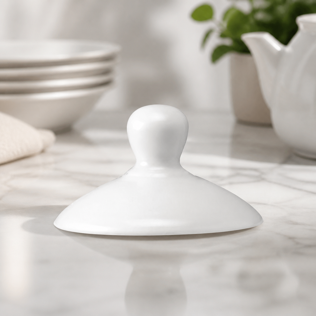 Commercial Teapot Lids 852ml Replacement Set of 6 Porcelain