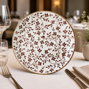 Commercial 280mm Coupe Plates Brown - 12 Pack