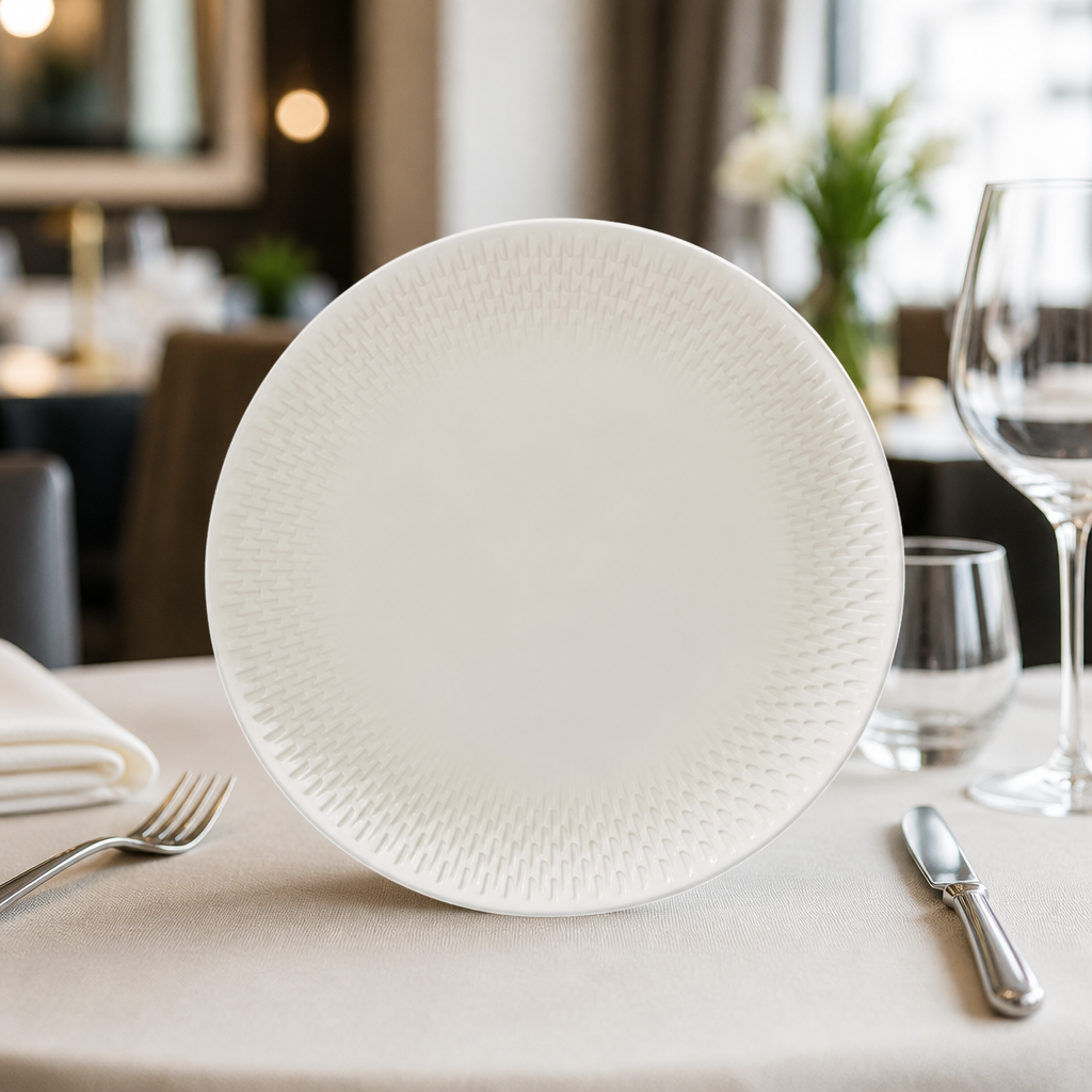 Commercial Coupe Plates 240mm China - Pack of 6