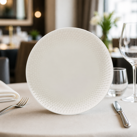 Commercial Coupe Plates 240mm China - Pack of 6