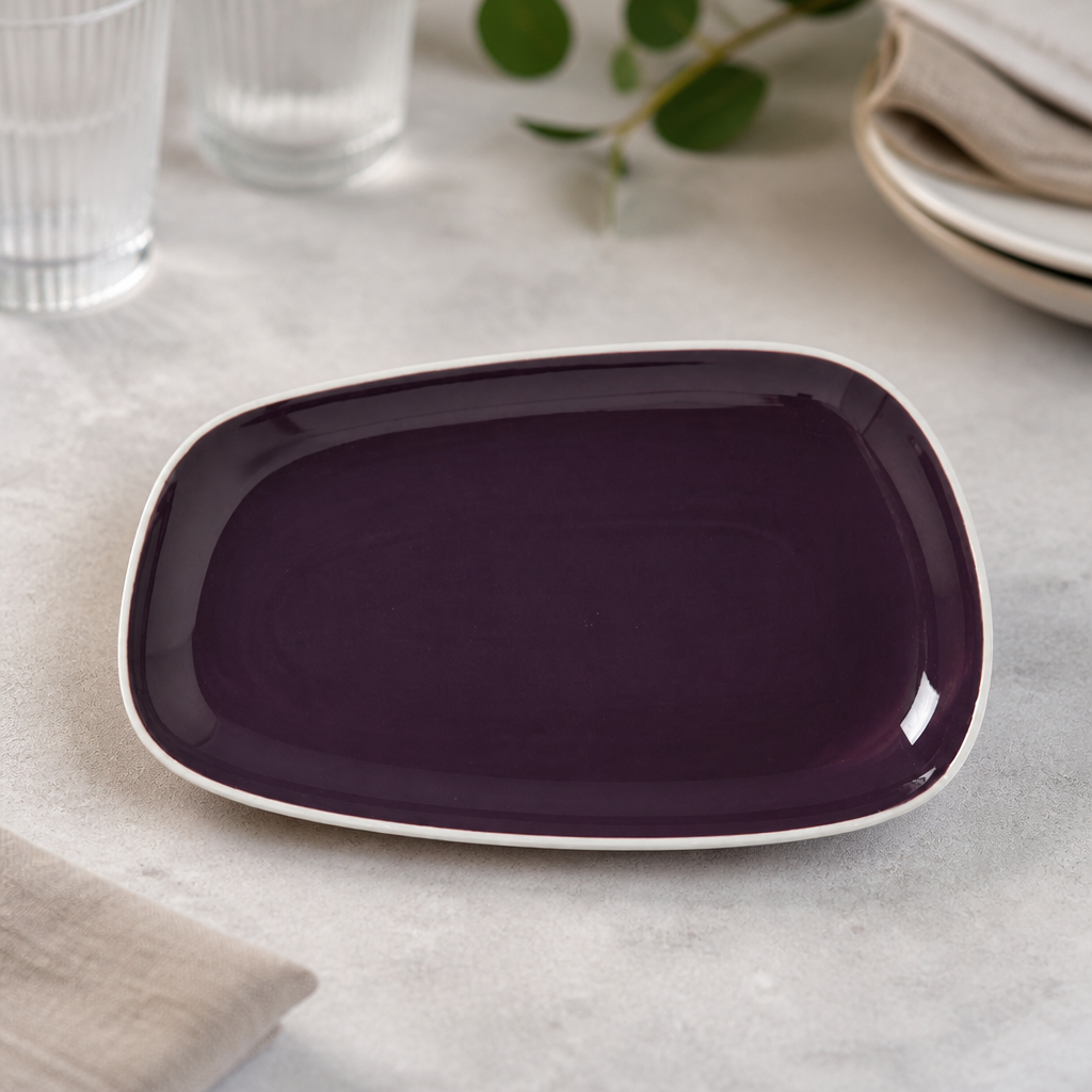 Commercial Trays Damson 290mm 6 Pack for Catering