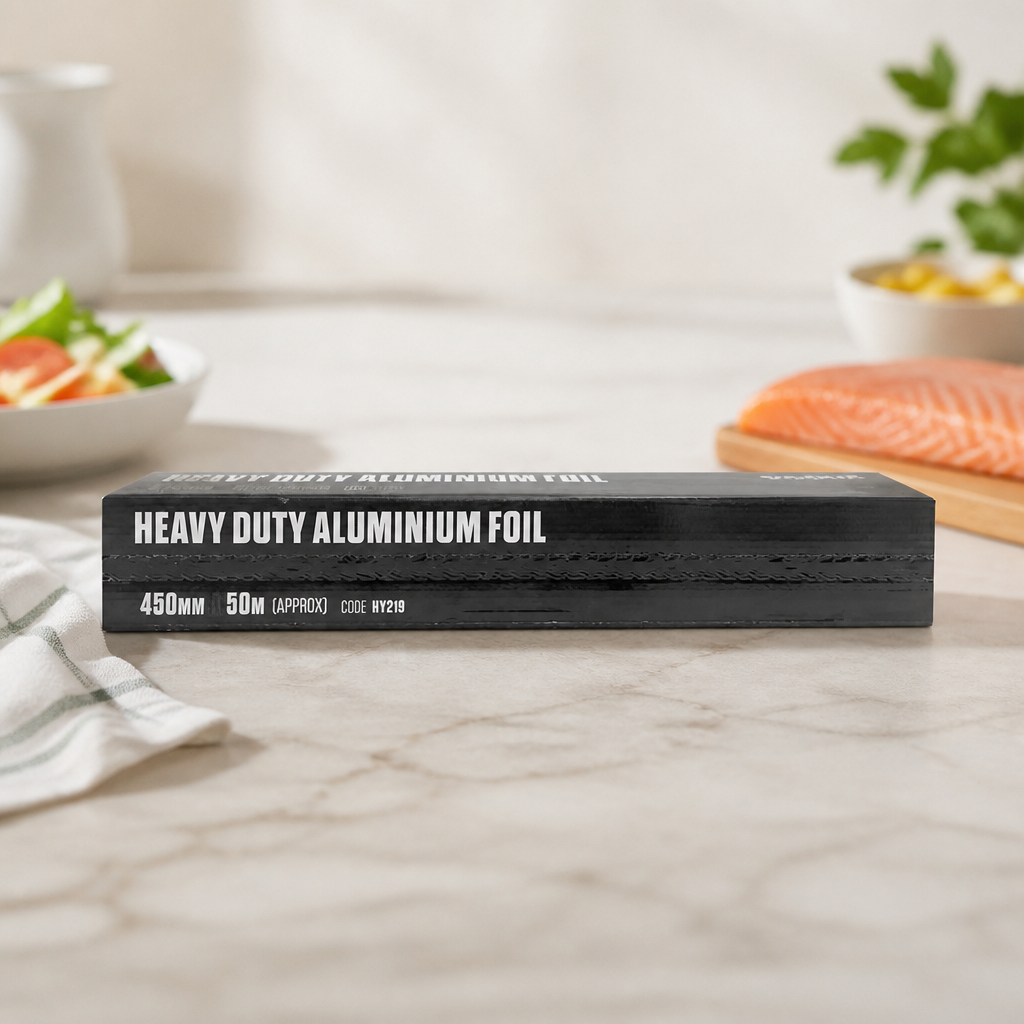 Heavy Duty Aluminium Foil 450mm x 50m Roll for Commercial Kitchens