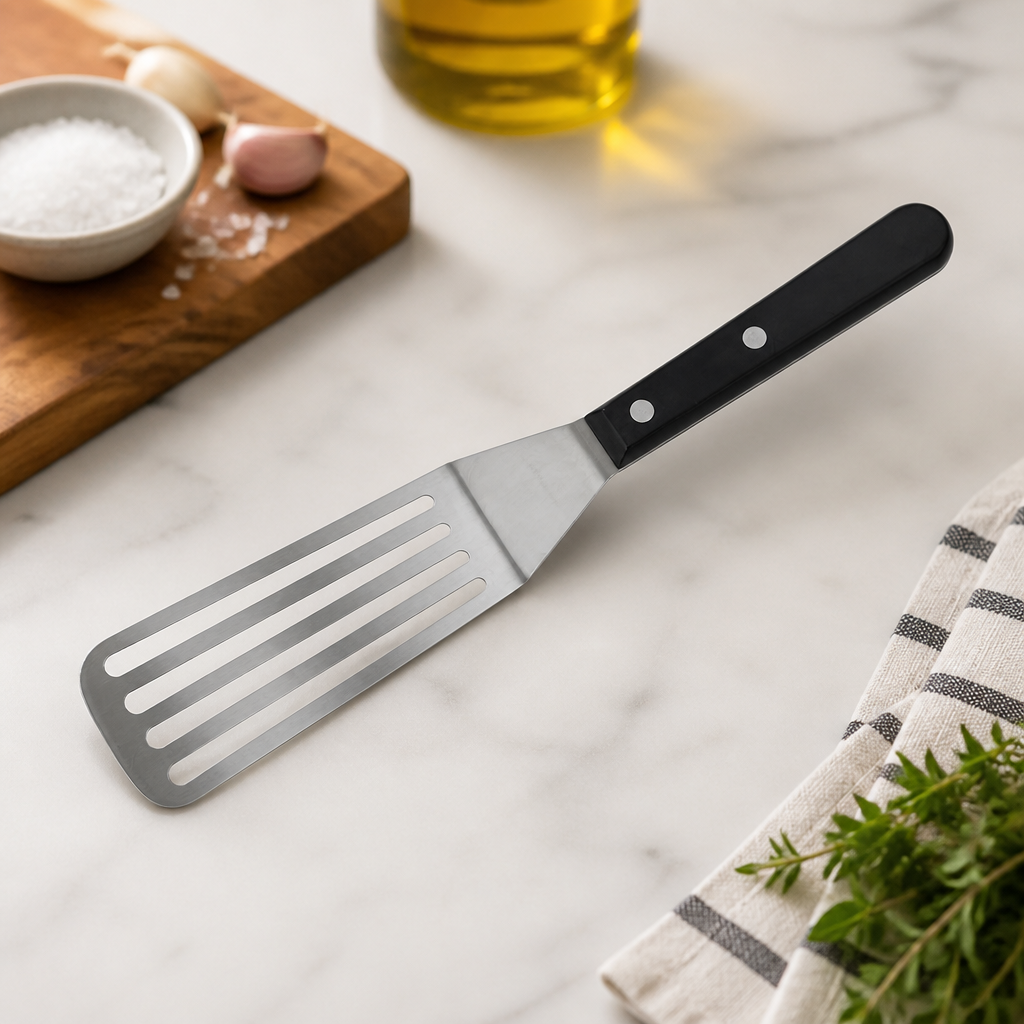Commercial Stainless Steel Spatula 12cm Durable Kitchen Utensil