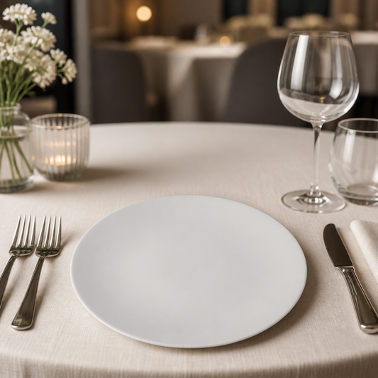 Commercial Coupe Plates 270mm - 6 Pack Elegant Dinnerware